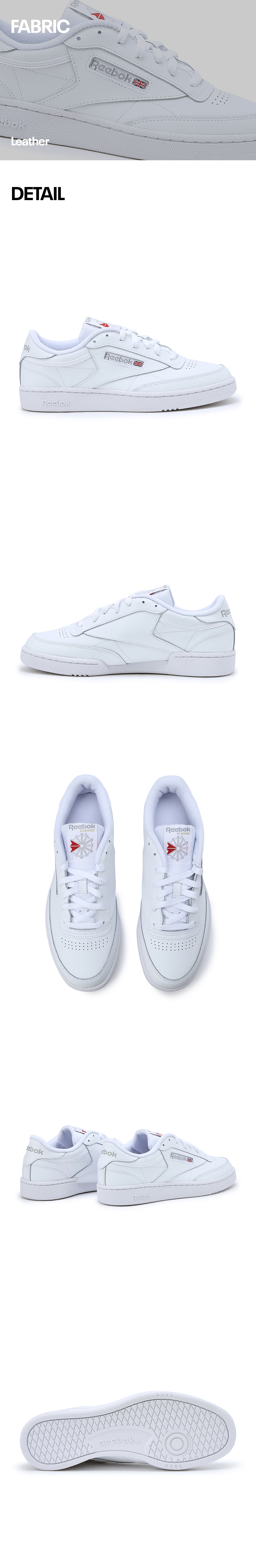 클럽 C 85 - 화이트:그레이 / 100000154 ｜ 리복 공식 온라인스토어