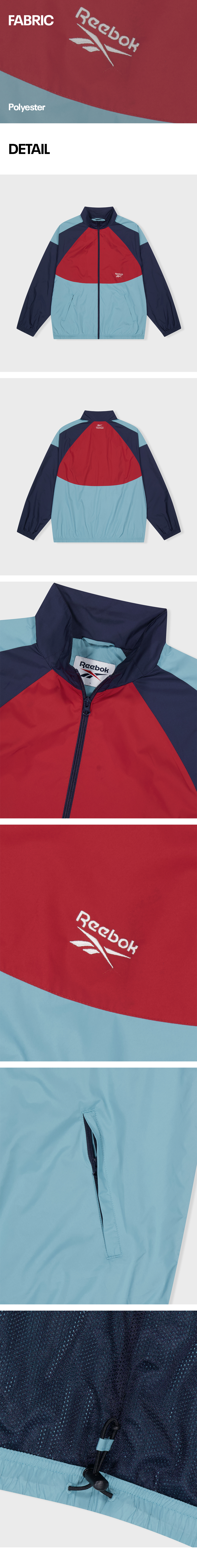アウターその他 YESEYESEE YESEYESEE X REEBOK Trek Jacket Light Blue Reebok X YESEYESEE 트랙 자켓 - 블루 - 감도 깊은 취향 셀렉트