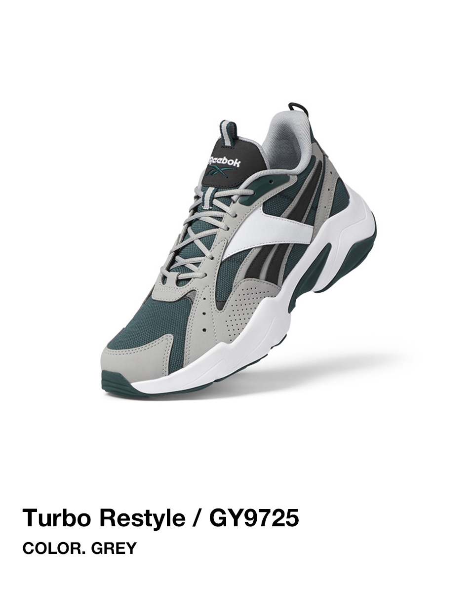 리복(REEBOK) 터보 리스타일 - 그레이 / GY9725 - 79,000 | 무신사 스토어